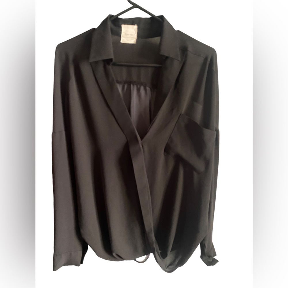 Loft 82 Sheer Overlay blouse